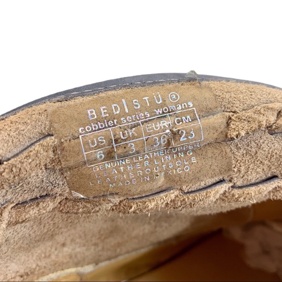 Bed Stu Craven Distressed Fringe Ankle Moto Boot 6 - Picture 8 of 9